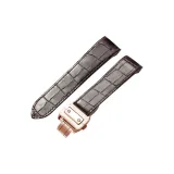 Brown Leather with Rose Gold Buckle