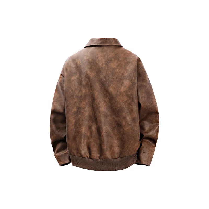 CHEVAL NOIR Leather Jacket Unisex Maple Leaf-1