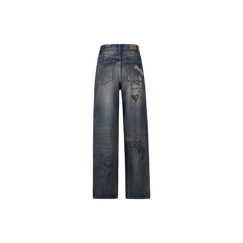 Valeria Obbaco Jeans Unisex Dark Blue-1