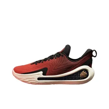 MiLaysia Fulwiley x Under Armour Curry 12 Anti-Slip Wear-Resistant Low-Top Basketball Shoes Unisex Red Gold