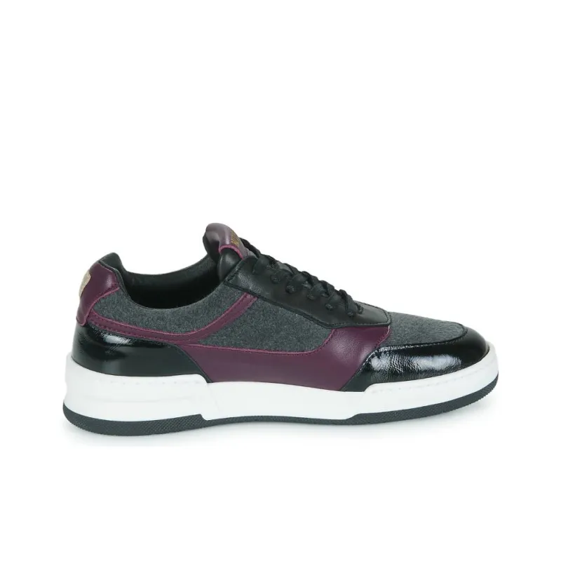 JB MARTIN Hira Low Top Skateboard Shoes Women's Black Purple-1