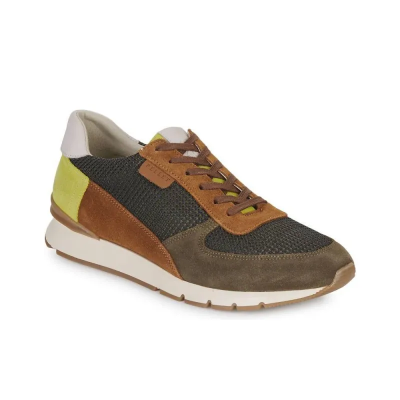 PELLET Malo Low-Top Casual Shoes Men's Green Brown-2