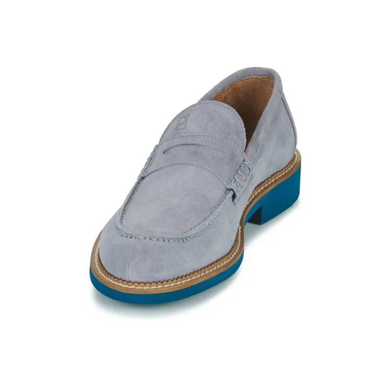 PELLET CLEMENT Loafers 3cm Men's Gray Blue-4