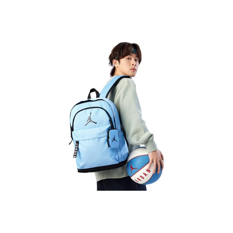 Jordan Polyester Backpack Unisex Blue-6