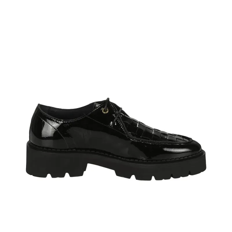 JB MARTIN Fougue Casual Single Shoes 5cm Women's Black-1