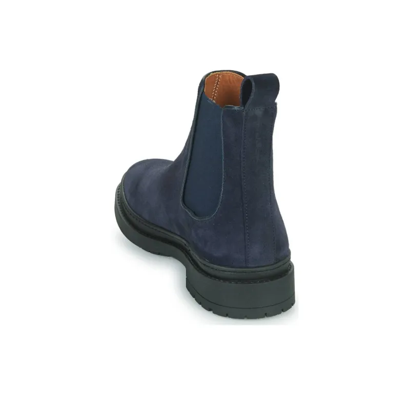 PELLET JUNE Short Chelsea Boots Men's Marine Blue-4