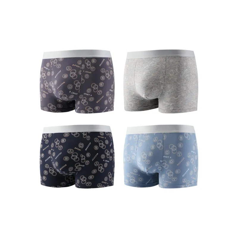 MIIOW Trend Party Series Underpants Men's 4 Pack-10