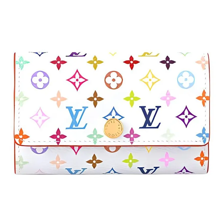 LOUIS VUITTON X Takashi Murakami 6 Key Key Case White Multicolored-0