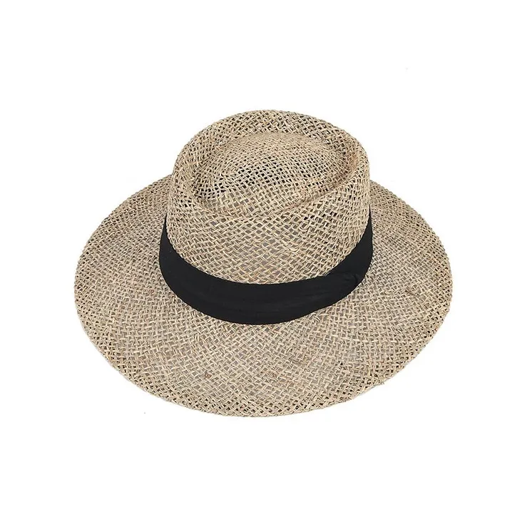MUSTKOO Straw Woven Top Hats Women's-0