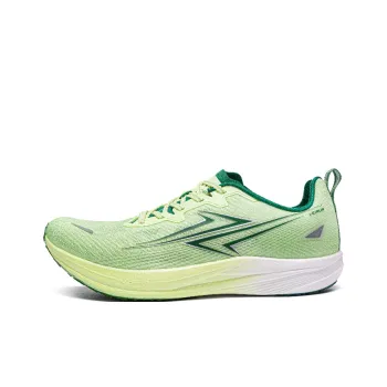 VICTORY LIGHT Abrasion Resistant Slip Resistant Low Top Carbon Plate Training Sprint Running Shoes Unisex Racing Green