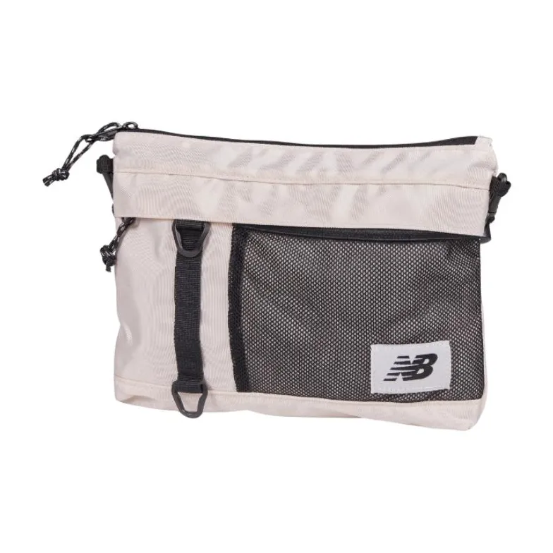 New Balance Linen Crossbody Bag, Shoulder Bag Trumpets Unisex Ecru-1