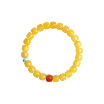 With The Heart Of The Jade Amber Bracelets Unisex
