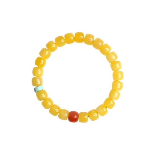 With The Heart Of The Jade Amber Bracelets Unisex