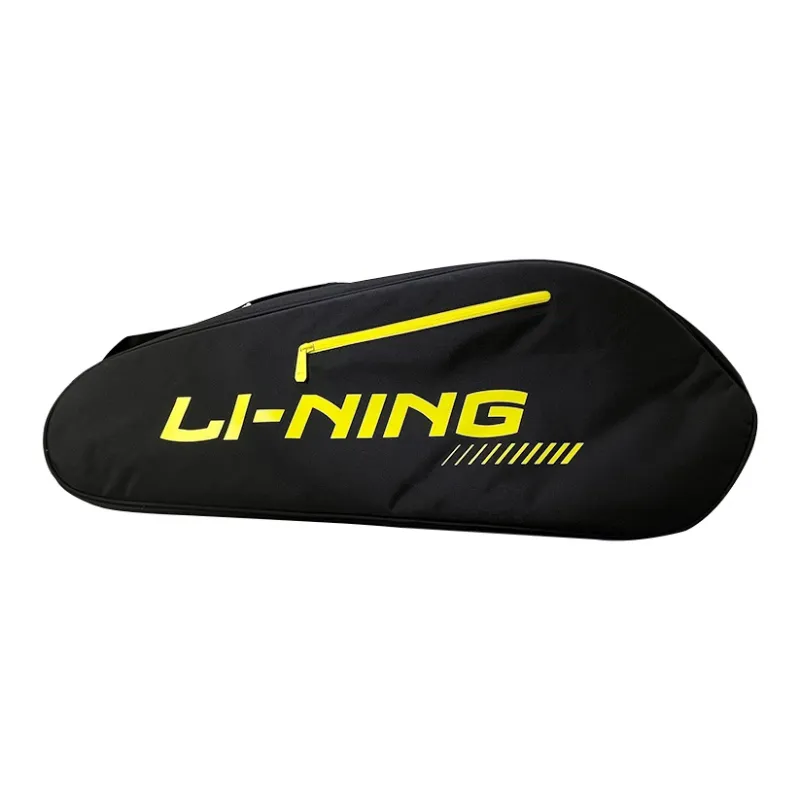 LiNing Polyester Gym Bag Tubas Unisex Black & Yellow-1