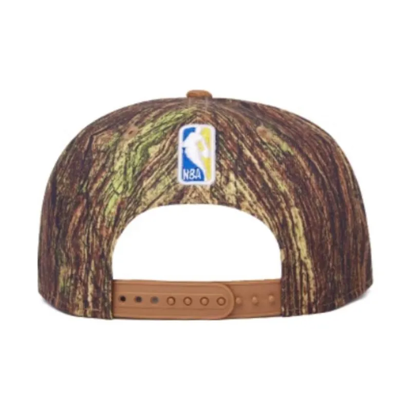 Nba Golden State Warriors New Era Victory Grove Forest Sneaker Pin 9Fifty Snapback Hat-2