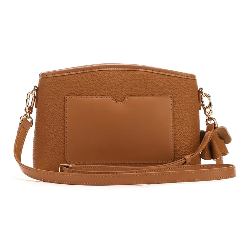 RED DRAGONFLY Cow Leather Handheld Crossbody Bag Regular Women's Black/Brown/Apricot-7