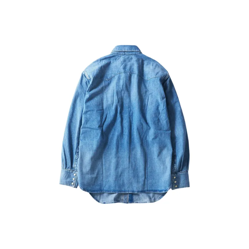 Levis Vintage Clothing Collection Shirts Men Light Indigo-1
