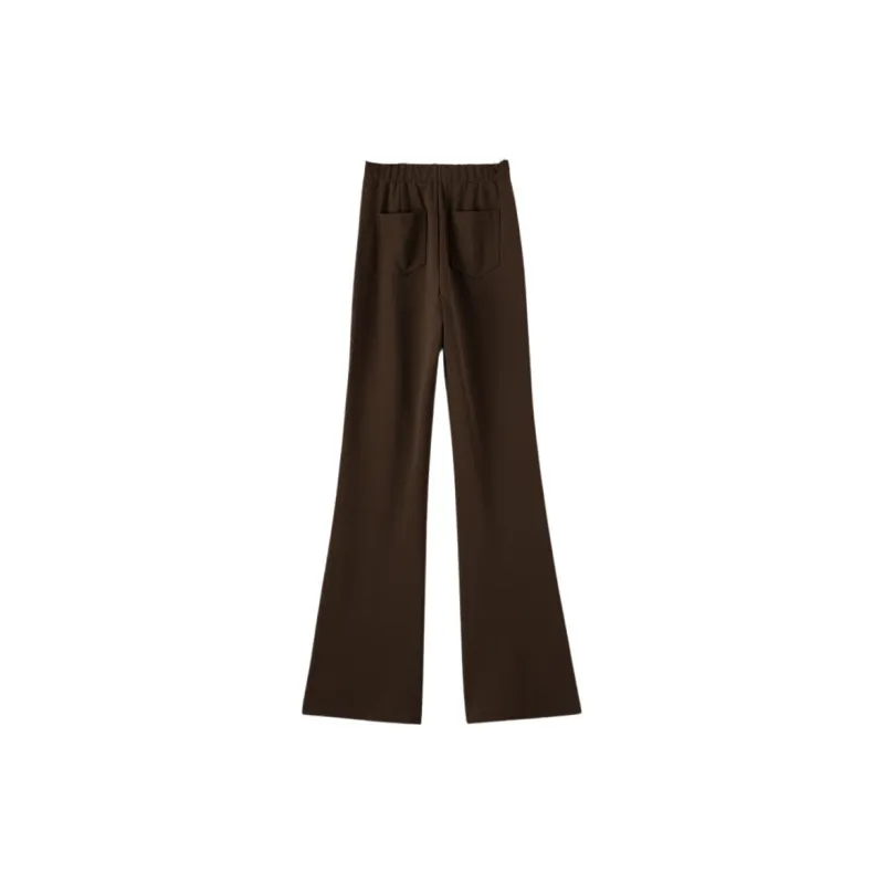 Late White Casual Pants Women's-3