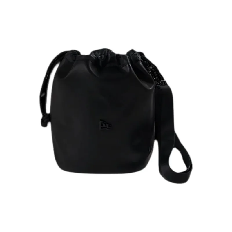 New Era PU Bucket Bags Crossbody Bag, Shoulder Bag Regular Unisex Black-1