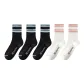 5 Pack (G-Black Stripe 3-White with Pink Stripes 2)