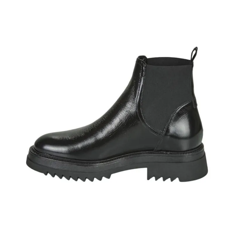 JB MARTIN Short Chelsea Boots Women's Black-0