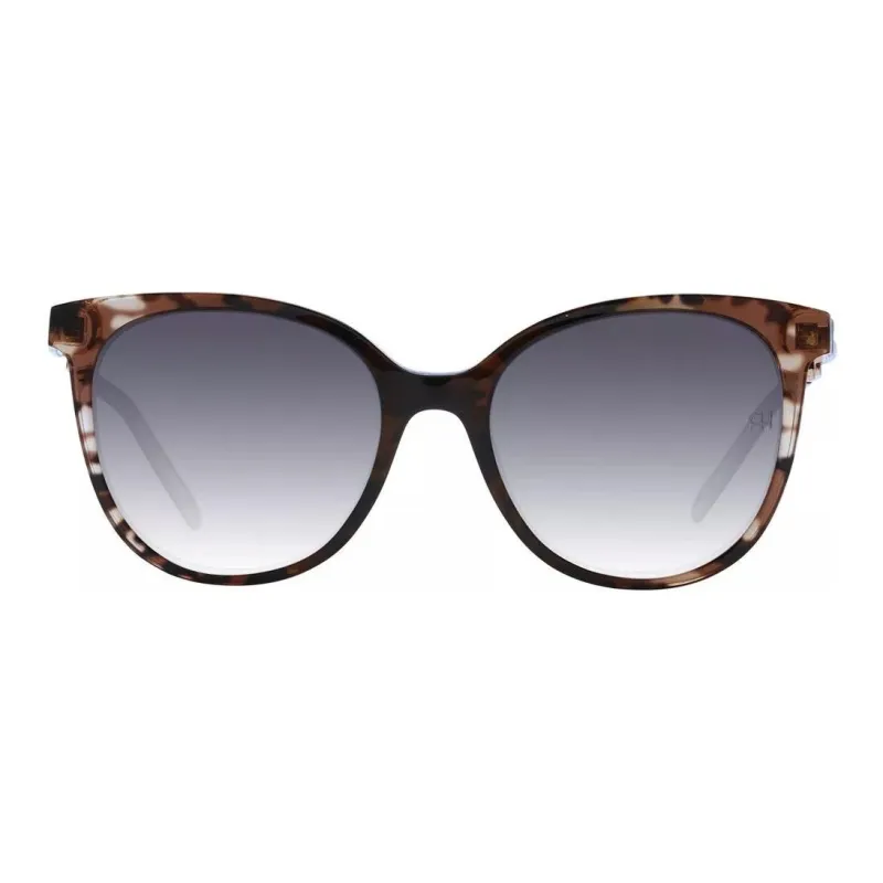 Ana Hickmann Acetate Irregular Shape Sunglasses Women's Tortoiseshell-2