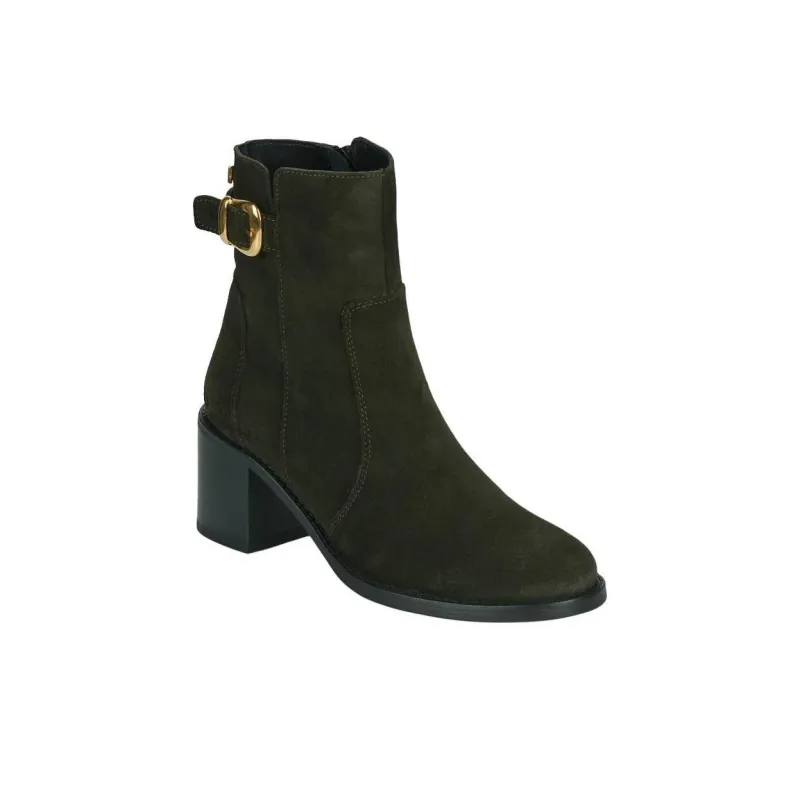 JB MARTIN Paprika Ankle Boots 7cm Women's Black-2