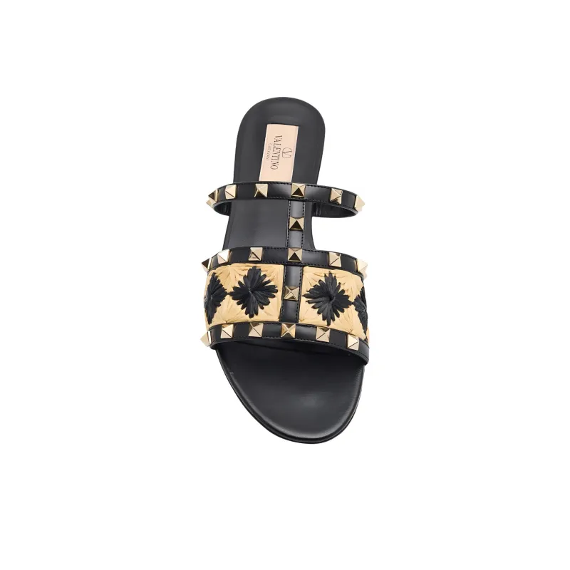 Valentino Garavani Rockstud Slip On Slides Women's-2