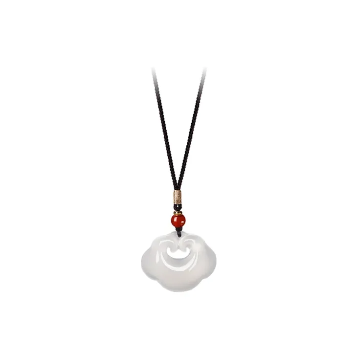 Ancient Jewelry Chalcedony Jade Necklaces Women's-0