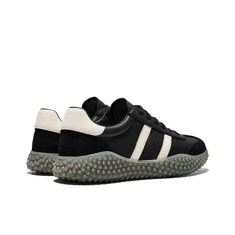 Hautton Jeans Skateboard Shoes Men's Black-3