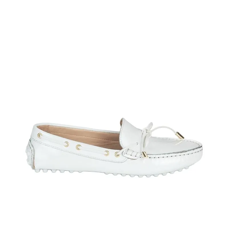 JB MARTIN CAPRICE Gommino Loafers Women's White-1