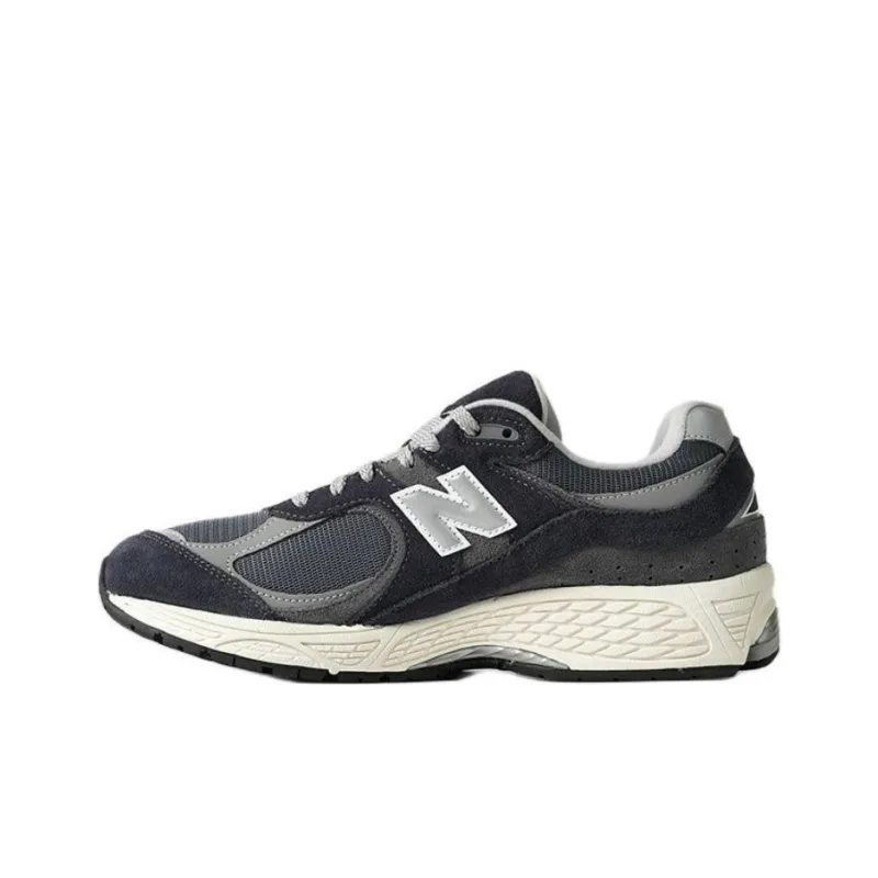 New Balance NB 2002R Cushioning Support Low Top Casual Running Shoes Unisex Gray Black-1