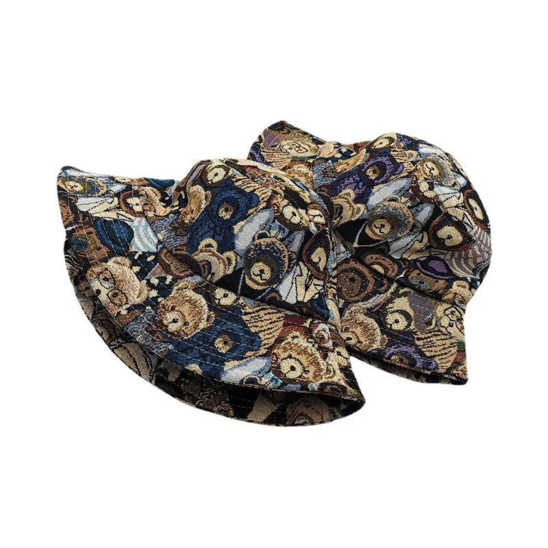 WODONBLE Polyester Bucket Hats Unisex-2