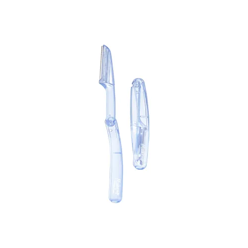 XUANCAIFENLING Folding Eyebrow Trimmer Safety Net Blade Anti-Scratch Mini Portable 3 Pack