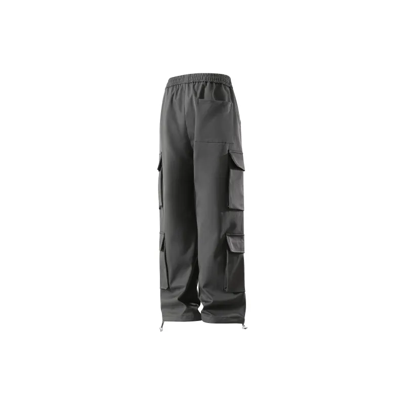 HOKLV Cargo Pants Unisex Dark Brown-6