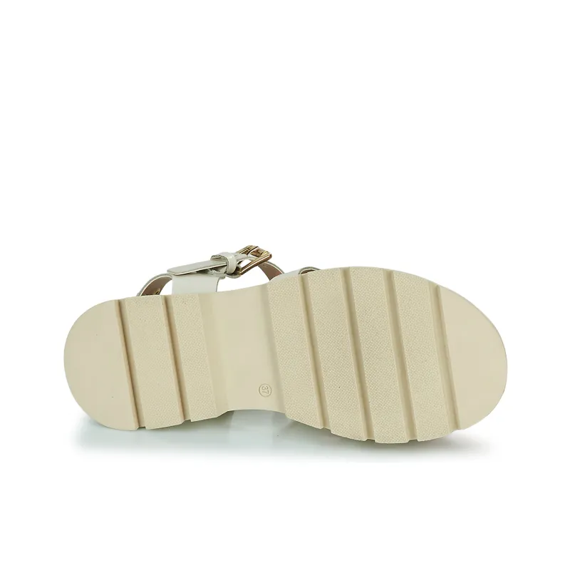 JB MARTIN DELICE Roman Sandals Women's White-6