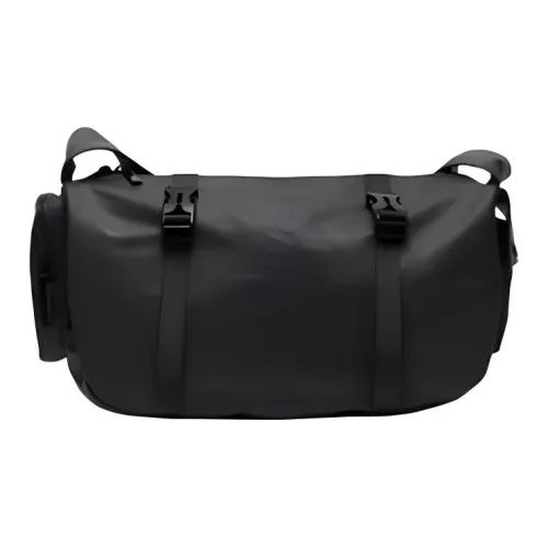 Three Blessings Nylon Shoulder Bag Large Size Women's Multicolor