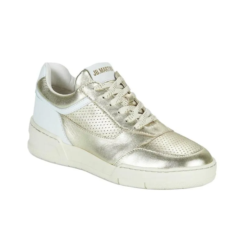 JB MARTIN Low Top Skateboard Shoes Women's Gold-2