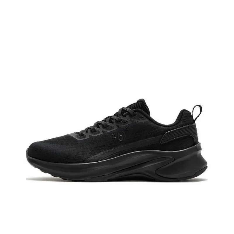 361° Cushioning Low Top Running Shoes Men's Black-0
