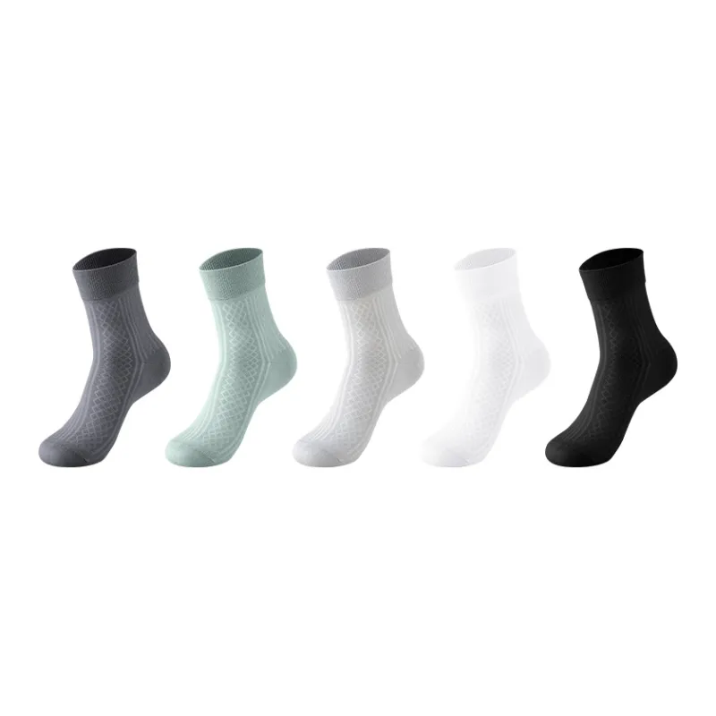 MIIOW Cool One Summer Series Mid-Calf Socks Unisex 5 Pack-0