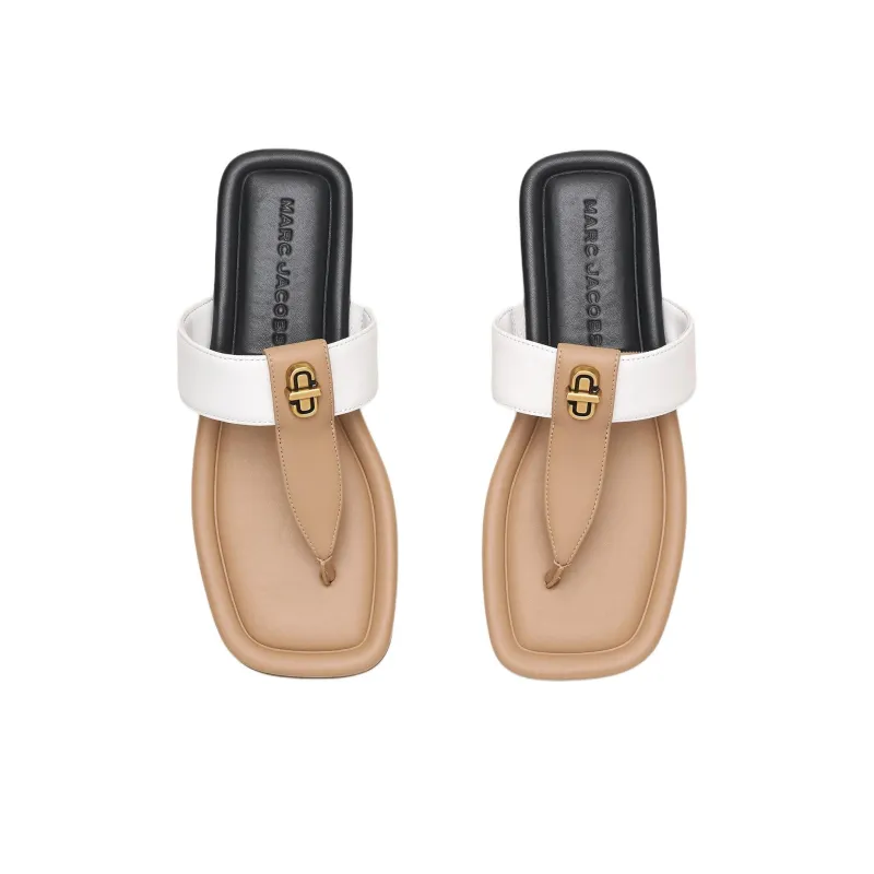 MARC JACOBS Flip Flops Women's Brown-3