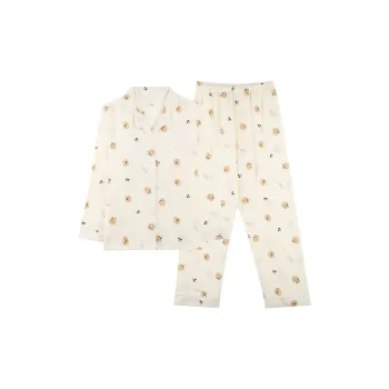LoveEsteem Spring Fall Pajama Set Women's Light Apricot