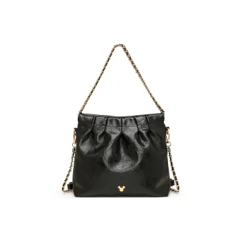 Disney PU Hobo Bag Handbag Regular Women's Black/White