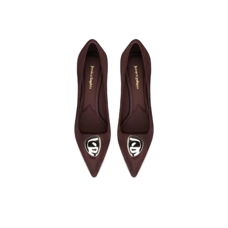 JESSICA SOPHIA Slim Heel High Heels 6.5cm Women's-8