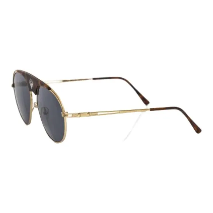 Frankie Morello Metal Irregular Shape Sunglasses Unisex Multicolor-0
