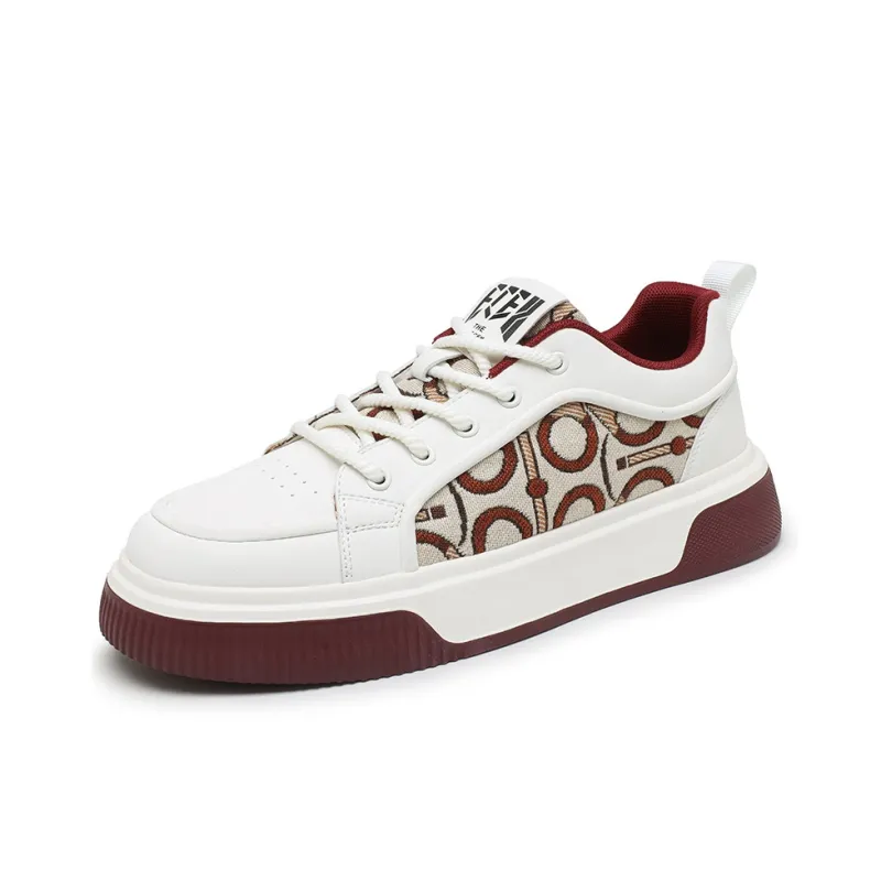 ENRICO COVERI Slip Resistant Cushioning Abrasion Resistant Breathable Low Top Skateboard Shoes Men's-1