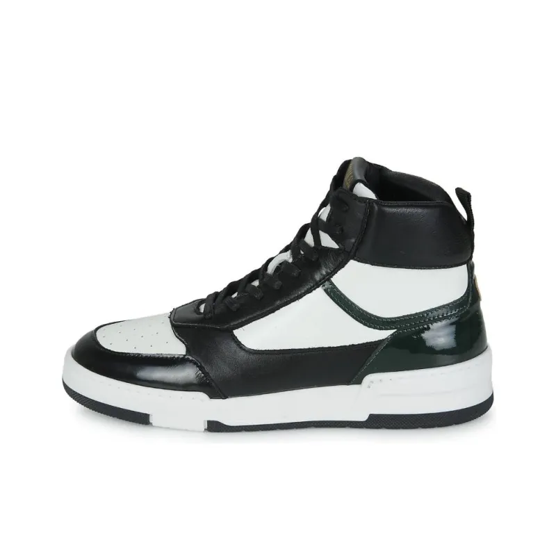 JB MARTIN Hurrel High Top Skateboard Shoes Women's Black White-0