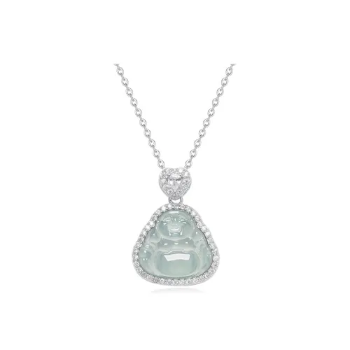 KING TAI SANG Glutinous Jade Necklaces Women's