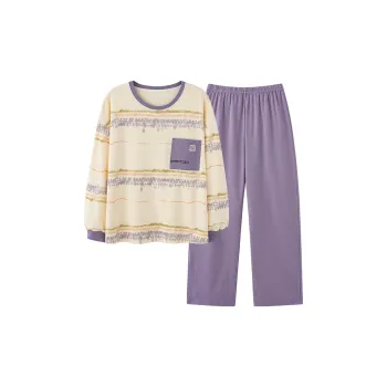 GOSO Pajama Set Women's Light Purple