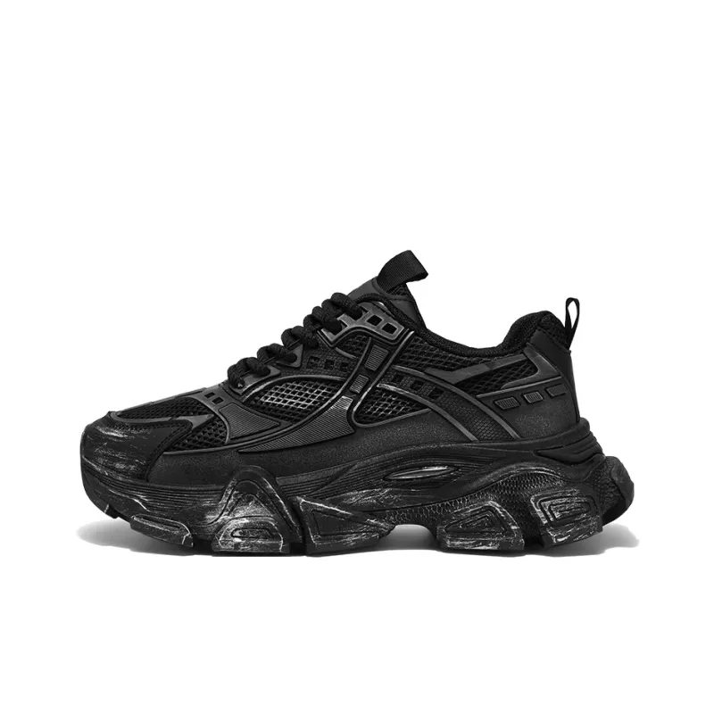 NANJIREN Cushioning Anti Slip And Wear Resistant Height Increasing Low Top Chunky Sneakers Men's-8